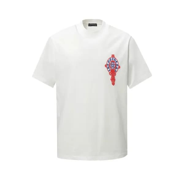 크롬하츠 남성 라운드 반팔티 - Chrom Hearts Mens Round Tshirt -… - 1