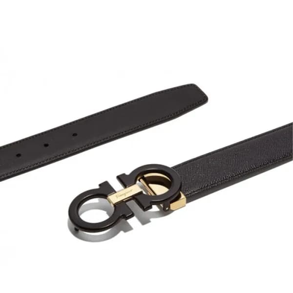 살바토레 페라가모 남성 간치니 벨트 - Ferragamo Mens Gancini Belt … - 1