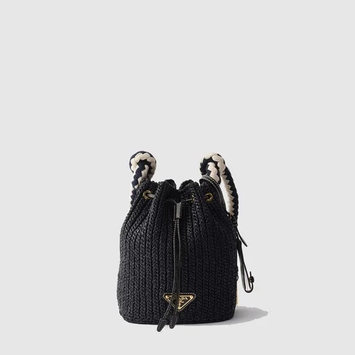 프라다 여성 크로셰 미니 버킷 백 1BE068 - Prada Womens Crochet M… - 1