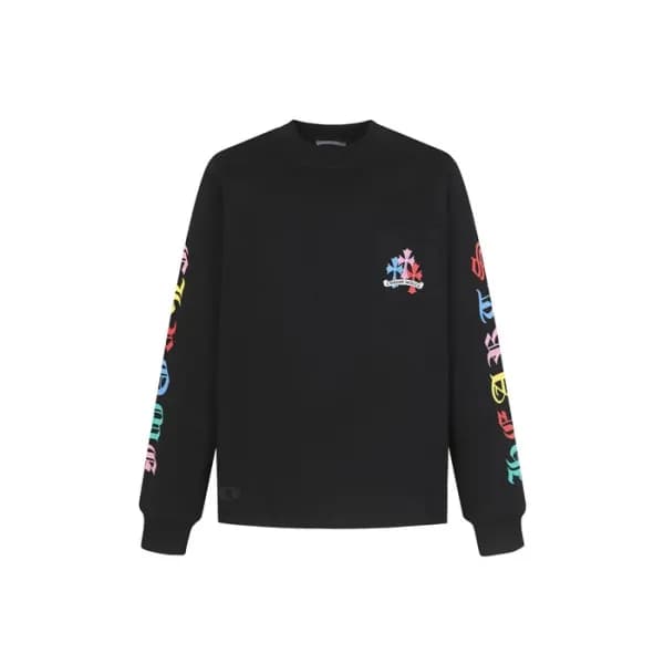 크롬하츠 남성 라운드 긴팔티 - Chrome Hearts Mens Round Tshirt … - 1