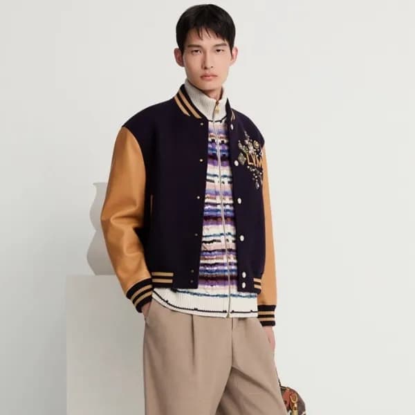루이비통 남성 봄버 자켓 - Louis vuitton Mens Bomber Jacket -… - 1