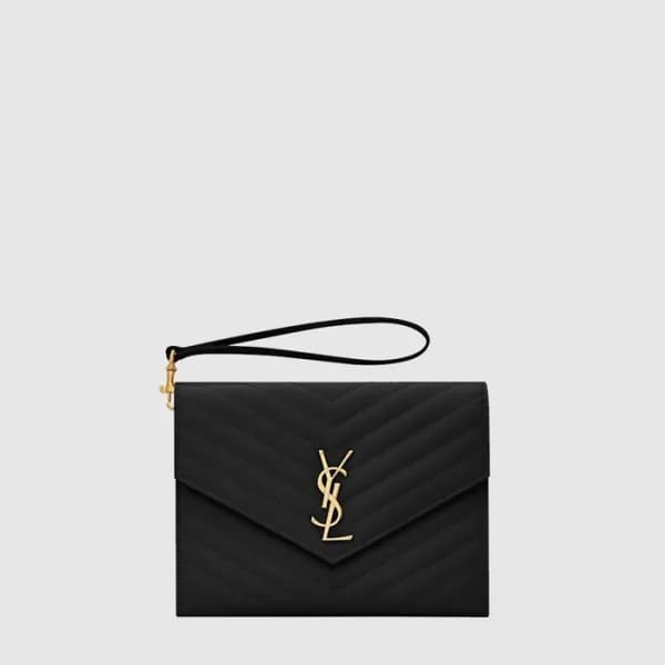 입생로랑 여성 로렌 마틀라세 클러치 - Saint Laurent Womens Laurent… - 1