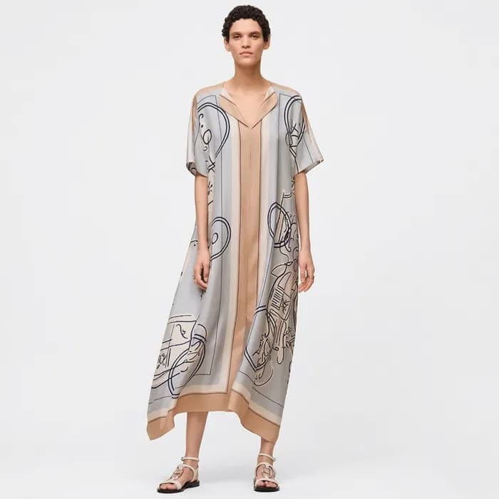 에르메스 여성 실크 원피스 - Hermes Womens Silk One-pieces - h… - 1