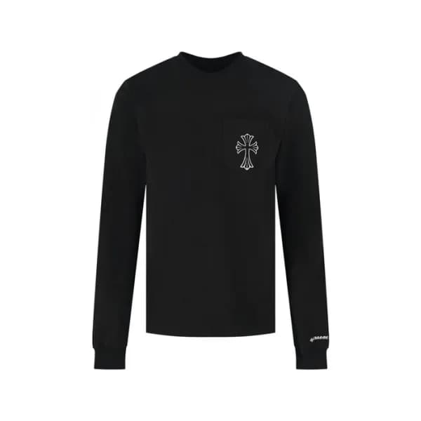 크롬하츠 여성 라운드 긴팔티 - Chrome Hearts Womens Round Tshir… - 1
