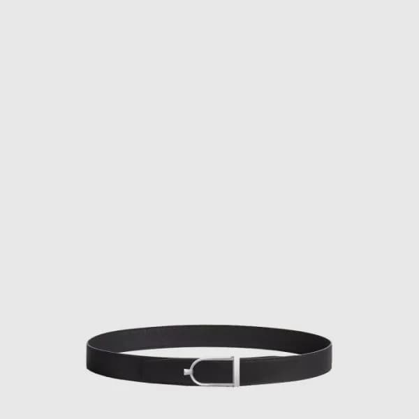 에르메스 남성 에크린 벨트 버클 리버서블 가죽 스트랩 - Hermes Mens Eccrin… - 1