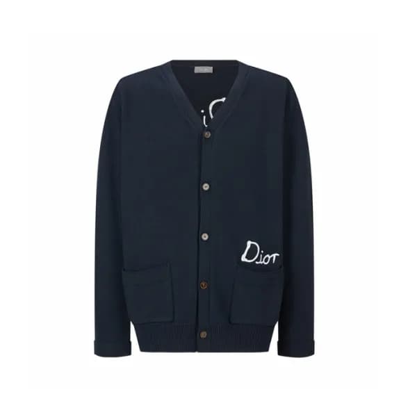 디올 남성 브이넥 가디건 - Dior Mens V-neck Cardigan - dic16955x - 1