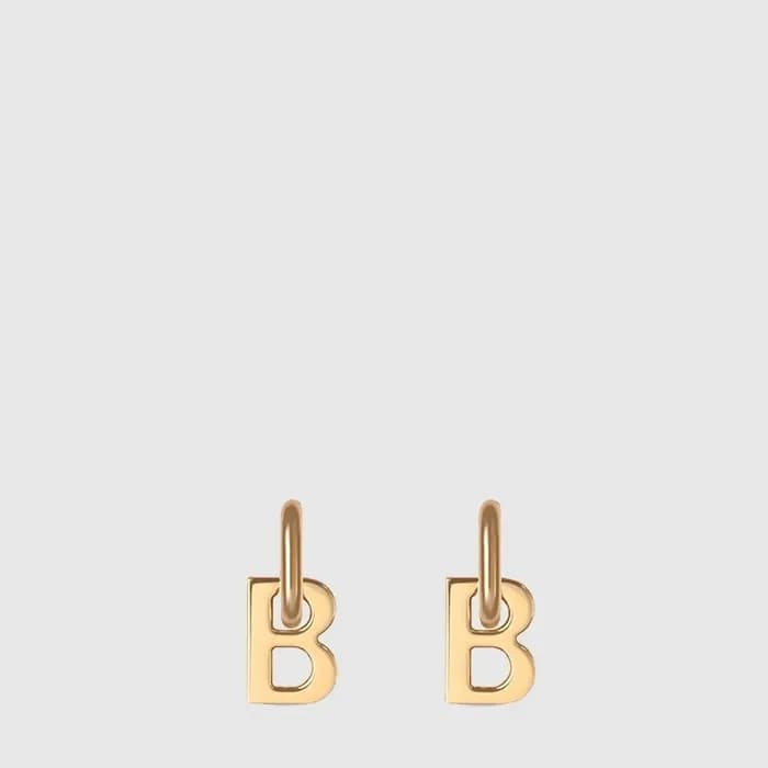 발렌시아가 여성 B 체인 XS 이어링 - Balenciaga Womens B Chain XS Earring - acc11006x - 1