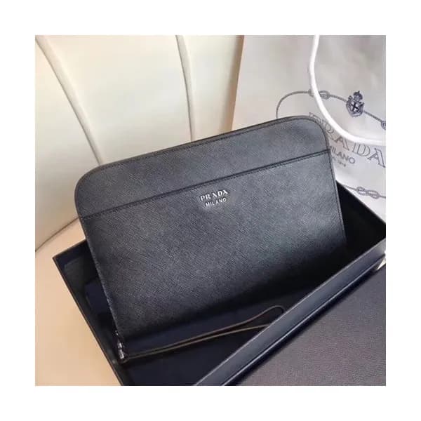 Prada Saffiano Mens Clutch Bag ,26M - 프라다 사피아노 남성용… - 1
