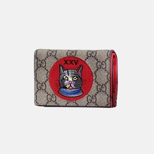 Gucci GG Supreme Card Case 506277 - 구찌 슈프림 카드지갑 GU… - 1