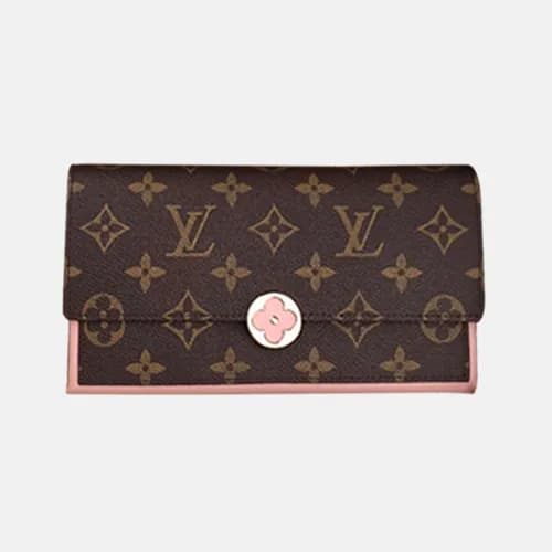 Louis Vuitton 2018 Ladies Monogram Flore Compact W… - 1