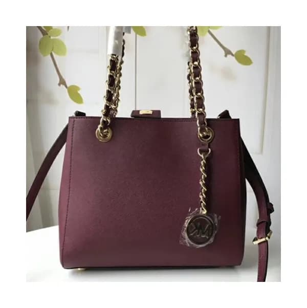 Michael Kors Leather Tote Shoulder Bag,23.5cm - 마이… - 1