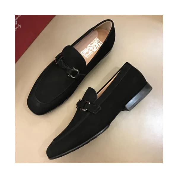 Ferragamo 2018 Mens U-tip Leather Loafer - 페레가모 남성… - 1
