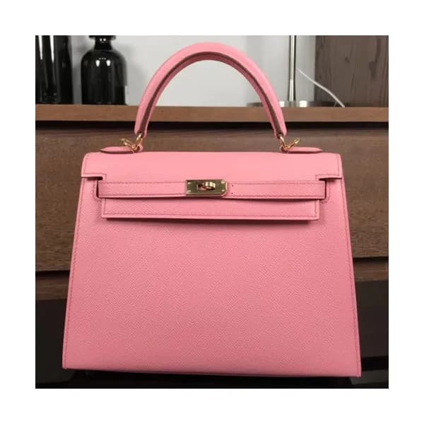 Hermes Kelly Epsom Leather Tote Shoulder Bag ,25cm… - 1