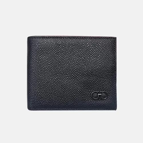 Ferragamo 2018 Mens Gancio Logo Leather Bifold Wal… - 1
