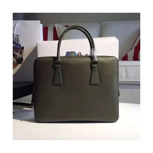 Prada Saffiano Mens Business Bag ,36CM - 프라다 사피아노 … - 1