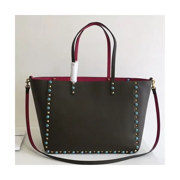 Valentino 2019 Leather Reversible Tote Shoulder Sh… - 1
