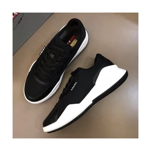 [커스텀급]Prada 2019 Mens Business Logo Leather Sneake… - 1