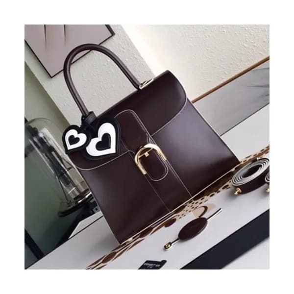 Delvaux 2019 Brillant Leather Tote Shoulder Bag,28… - 1