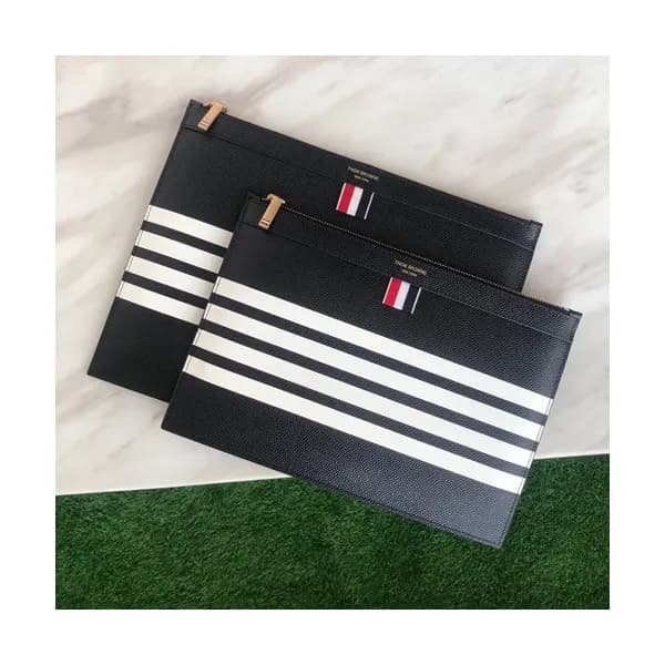 Thom Browne 2019 Leather Clutch Bag ,30/33cm - 톰브라… - 1