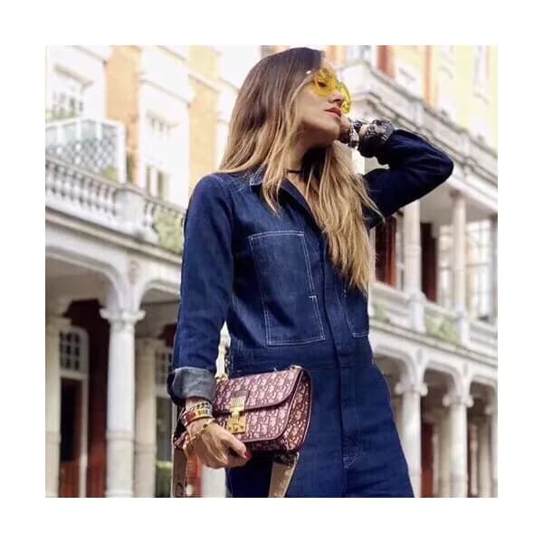 Dior 2019 Oblique Addict Leather Chain Shoulder Ba… - 1