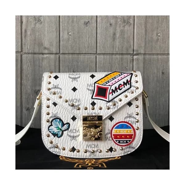 MCM 2019 Visetos Shoulder Bag,20cm - 엠씨엠 2019 비세토스… - 1