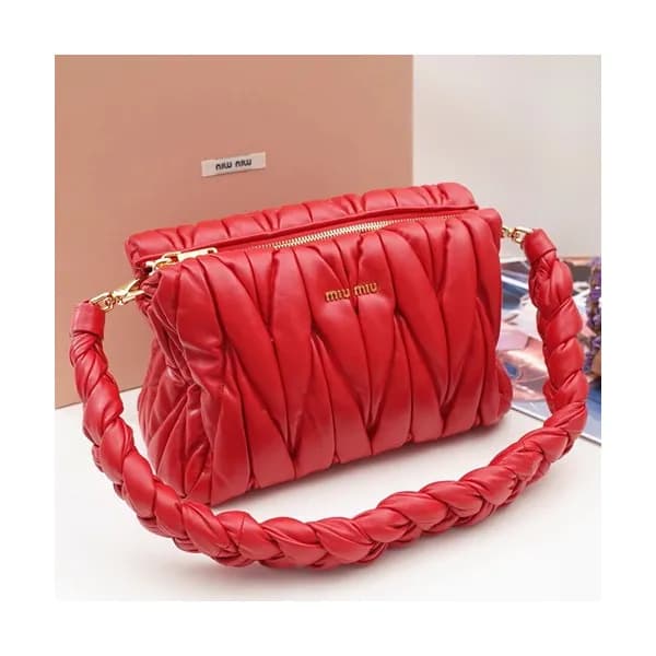 MiuMiu 2019 Matelasse Tote Shoulder Bag,27cm - 미우미… - 1