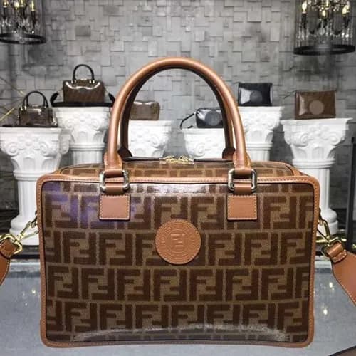 Fendi 2019 Boston Small Tote Shoulder Bag,31cm - 펜… - 1