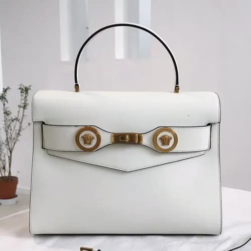 Versace 2019 Women Leather Tote Shoulder Bag,32CM … - 1