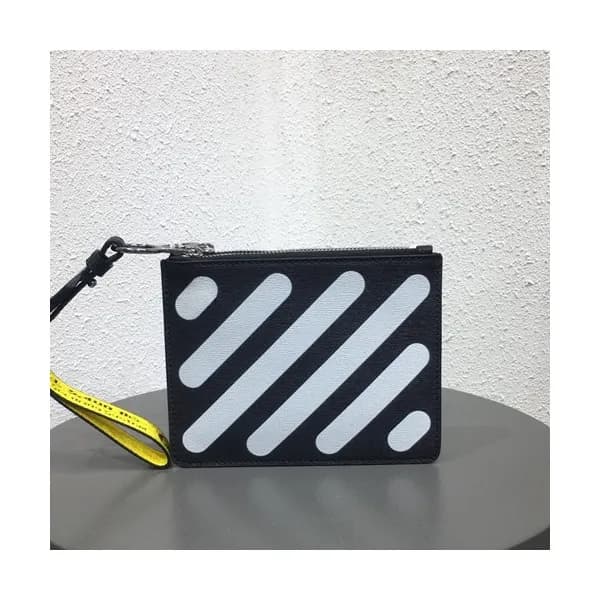 Off White 2019 Leather Mini Clutch Bag,18.5cm - 오프… - 1