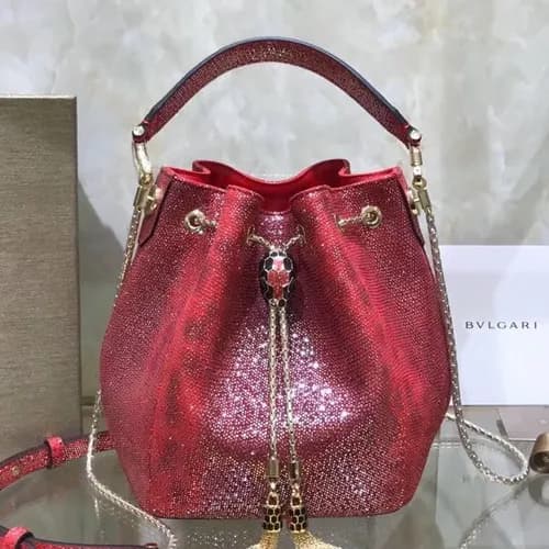Bvlgari 2019 Bucket Tote Shoulder Bag,20CM - 불가리 2… - 1