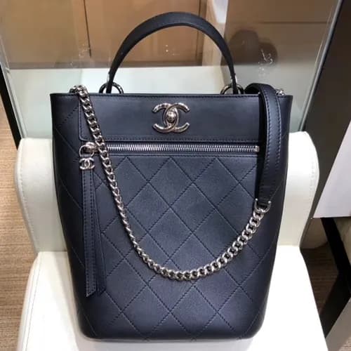 Chanel 2019 Bucket Shoulder Bag,20CM - 샤넬 2019 버킷 … - 1