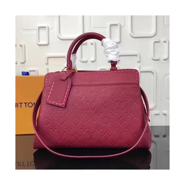 Louis Vuitton 2019 Vosges Leather Tote Shoulder Ba… - 1