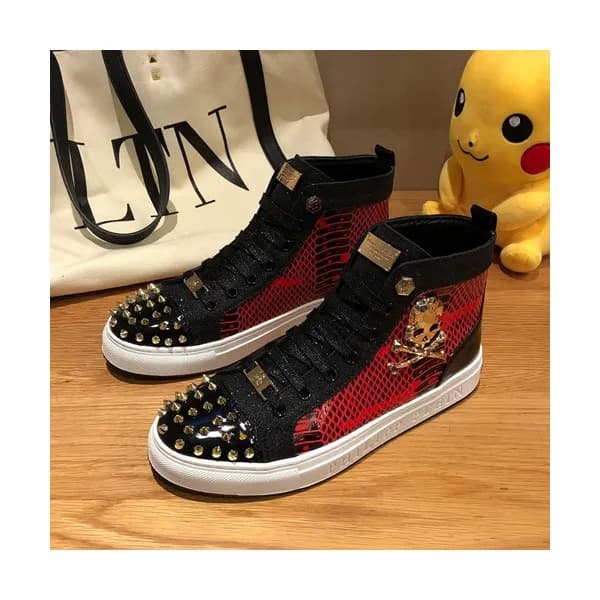 Philipp plein 2019 Mens Leather Sneakers - 필립플레인 … - 1