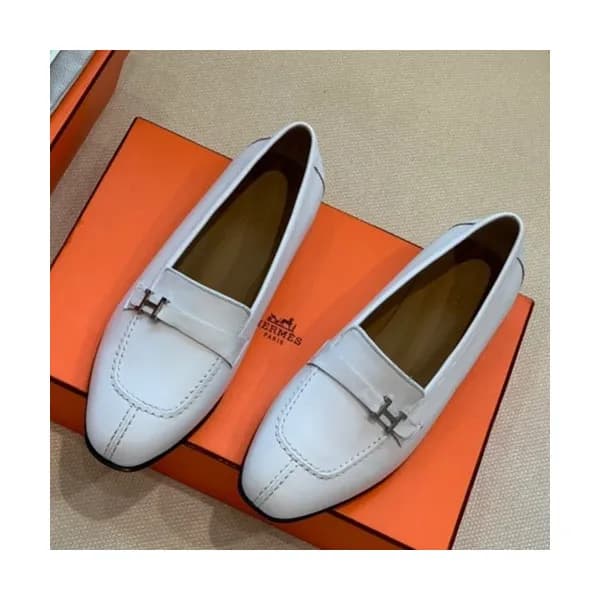 Hermes 2019 Ladies Leather Loafer- 에르메스 2019 여성용 레… - 1