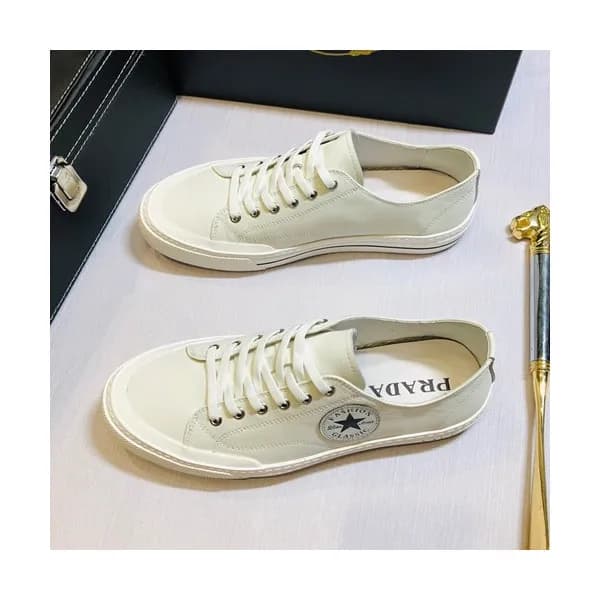 Prada 2019 Mens Leather Sneakers - 프라다 2019 남성용 레더… - 1
