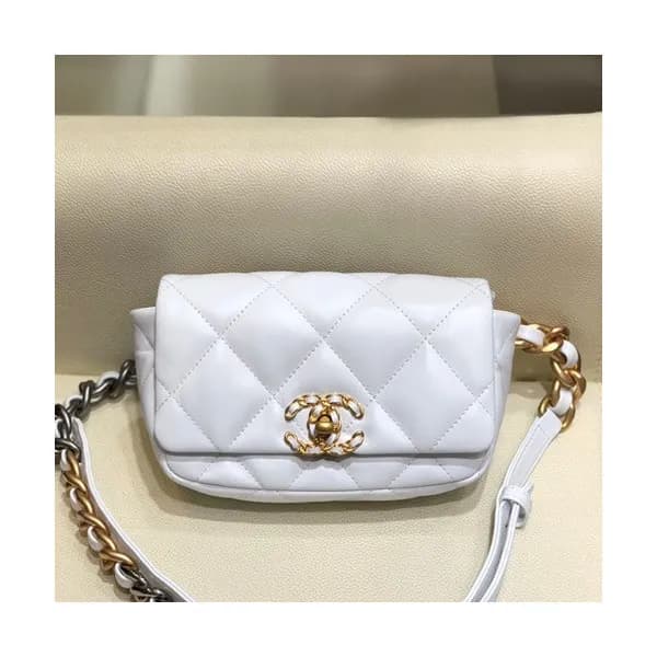 Chanel 2019 Women Leather Hip Sack ,17CM - 샤넬 2019… - 1