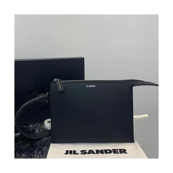 Jil Sander 2019 Tootie Leather Clutch Bag / Tote S… - 1