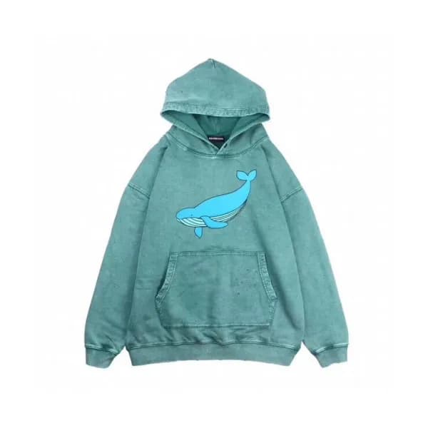 Balenciaga 2019 Mm/Wm Logo Oversize Cotton Hood Te… - 1