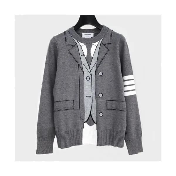 Thom Browne 2019 Mens Strap Crew-neck Sweater - 톰브… - 1
