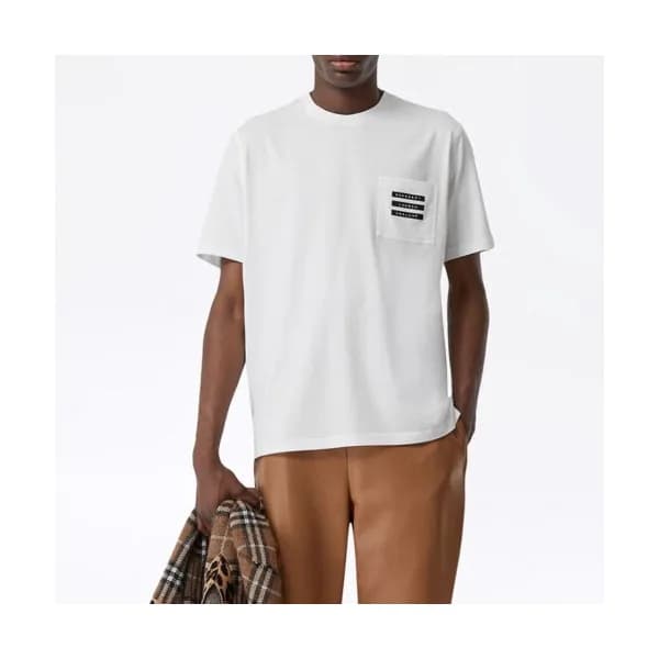 [버버리]Burberry 2020 Mm/Wm Logo Cotton Short Sleeved… - 1