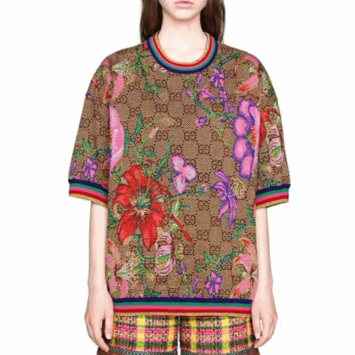 [구찌]Gucci 2020 Womens Luxury Knit Short Sleeved Ts… - 1