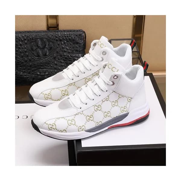 Gucci 2020 Mens Leather Sneakers - 구찌 2020 남성용 레더 … - 1