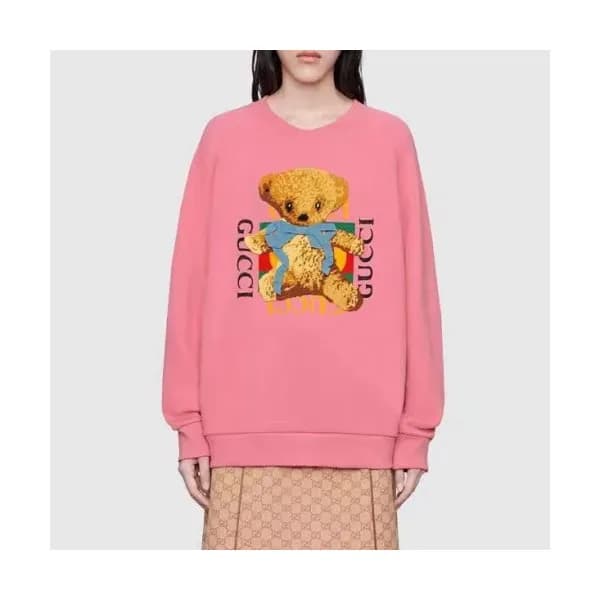 [구찌]Gucci 2020 Mm/Wm Logo Crew-neck Cotton Oversiz… - 1