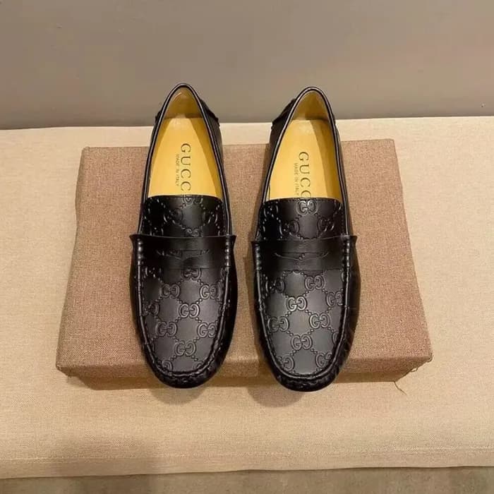 Gucci 2024 Mens Leather Loafer - 구찌 2024 남성용 레더 로퍼… - 1