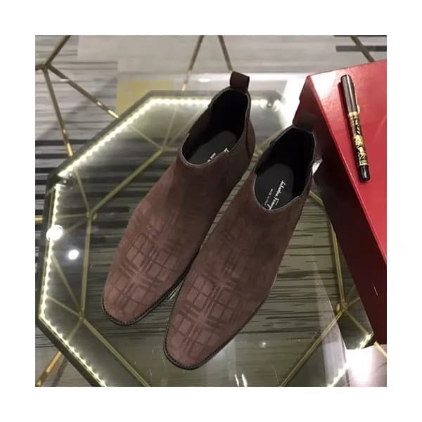 Ferragamo 2020 Mens Leather Boots - 페라가모 2020 남성용 … - 1