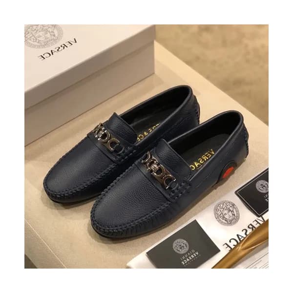 Versace 2020 Mens Leather Loafer - 베르사체 2020 남성용 … - 1
