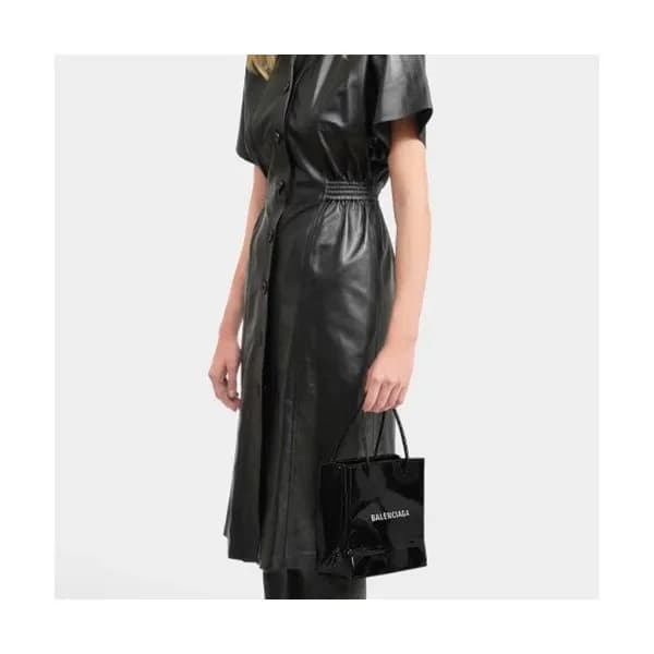 Balenciaga 2020 Leather Mini Tote Shopper Bag,21.… - 1
