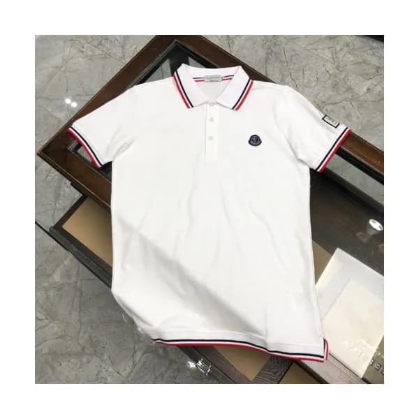 [매장판]Moncler 2020 Mens Logo Cotton Short Sleeved P… - 1