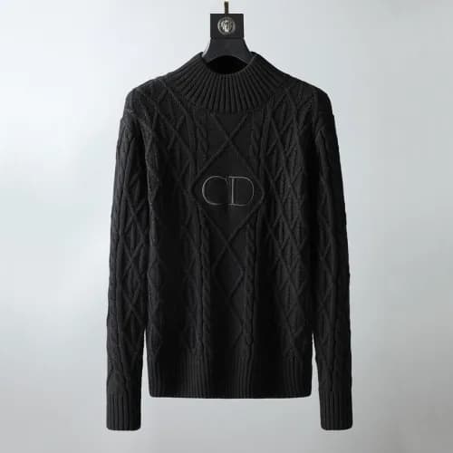 Dior 2020 Mens Retro Logo Crew-neck Sweaters - 디올 … - 1