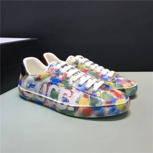 Gucci 2020 Men's Leather Sneakers - 구찌 2020 남성… - 1